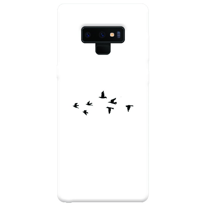 Husa silicon pentru Samsung Galaxy Note 9, Birds