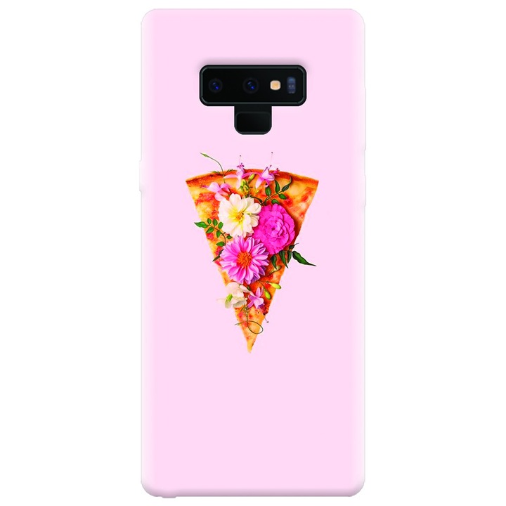 Szilikon tok Samsung Galaxy Note 9, Flower Pizza készülékhez