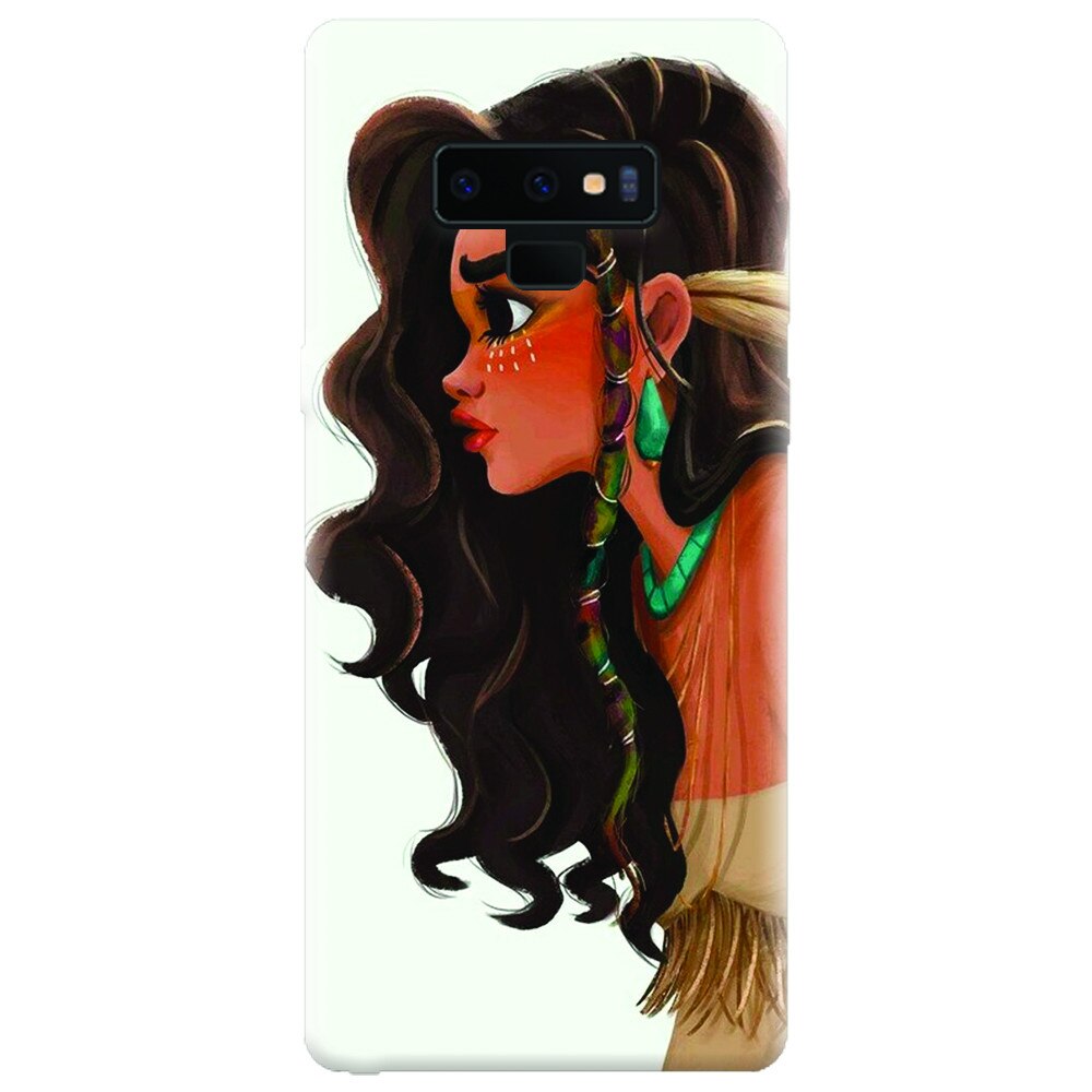 Husa silicon pentru Samsung Galaxy Note 9, Indian Girl
