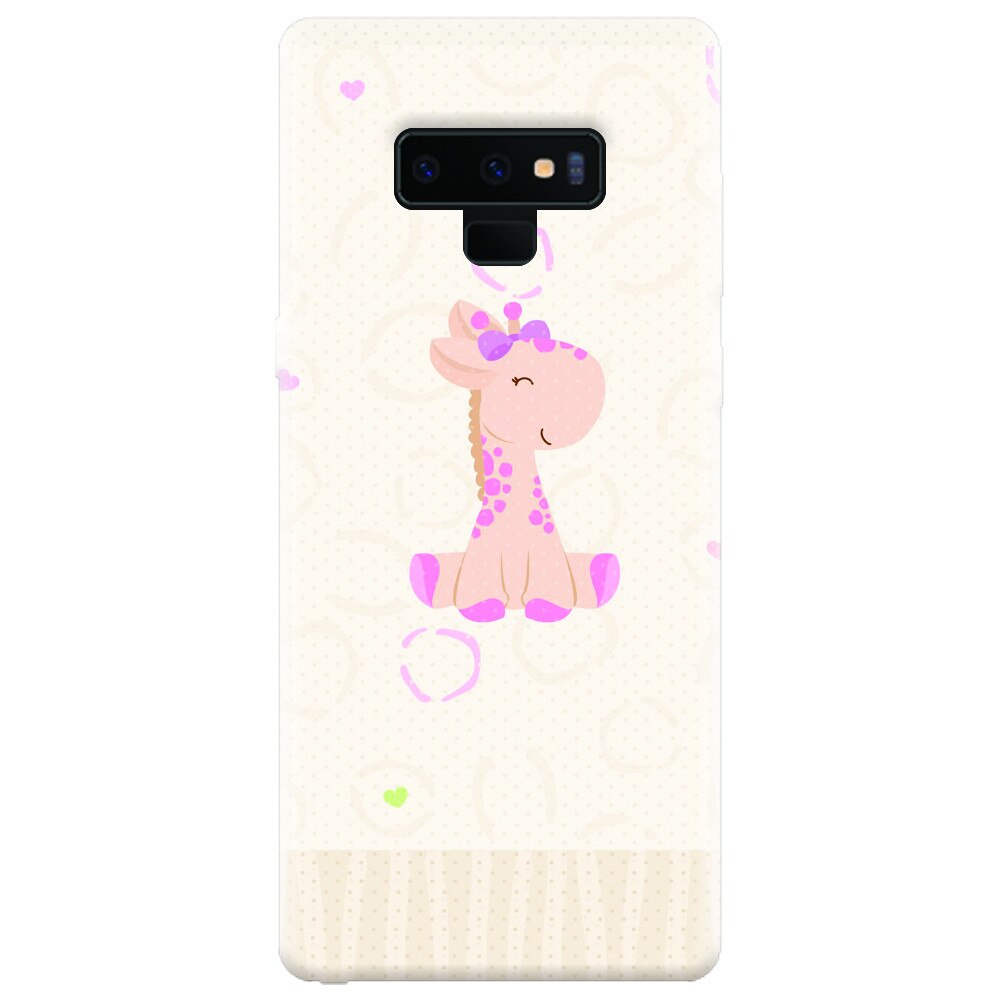 Husa silicon pentru Samsung Galaxy Note 9, Giraffe Cute