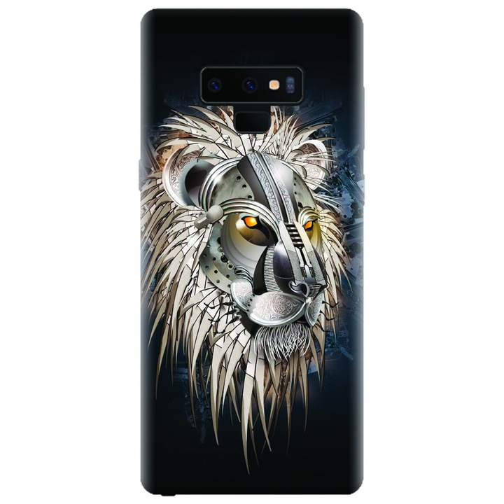Husa silicon pentru Samsung Galaxy Note 9, Abstract Lion 001
