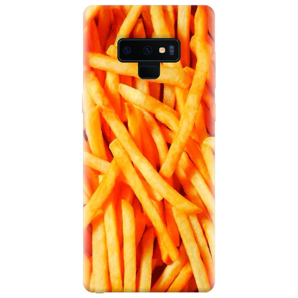Husa silicon pentru Samsung Galaxy Note 9, Fries