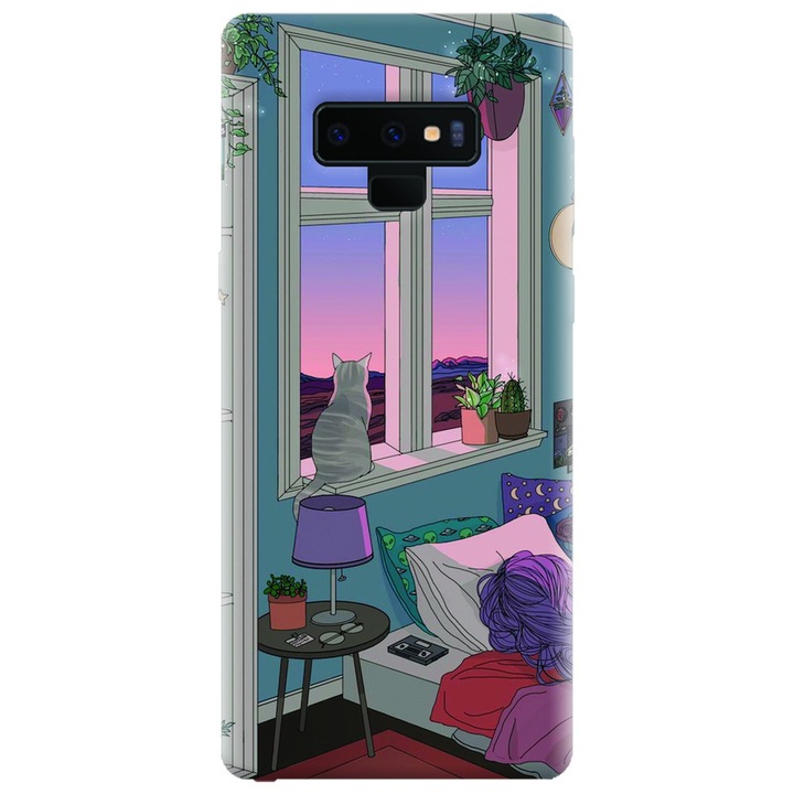 Силиконов калъф за Samsung Galaxy Note 9, Girl Room