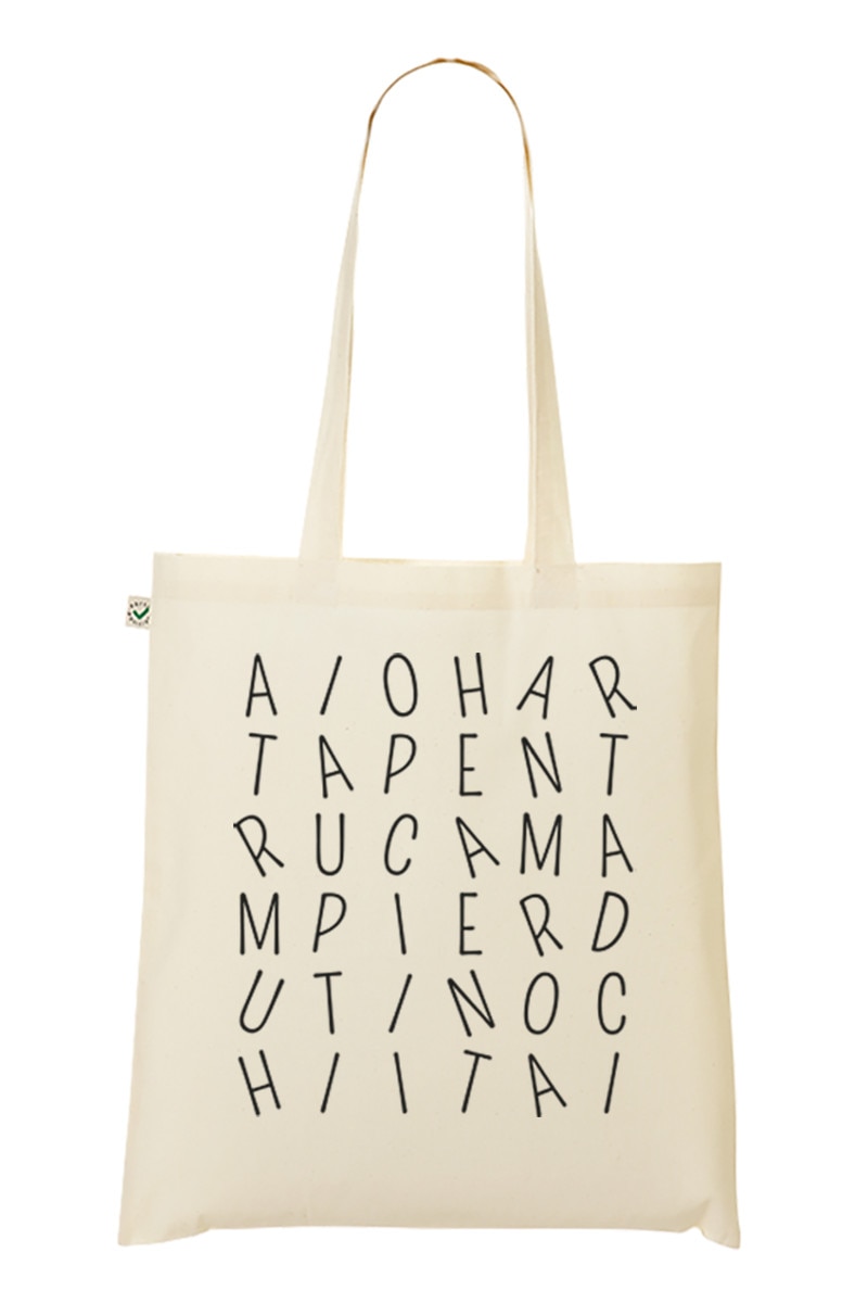 Geanta Tote bag, MADMAN, Ochii Tai, natur