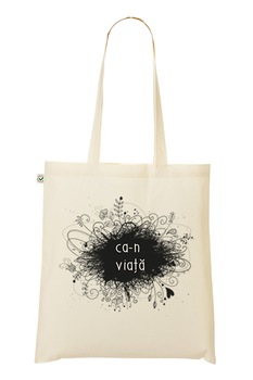 Geanta Tote bag, MADMAN, Ca-n Viata, natur Geanta Tote bag, MADMAN, Ca-n Viata, natur