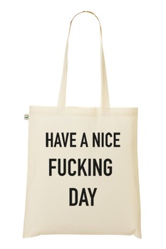 Geanta Tote bag, MADMAN, Have a Nice Day, natur Geanta Tote bag, MADMAN, Have a Nice Day, natur