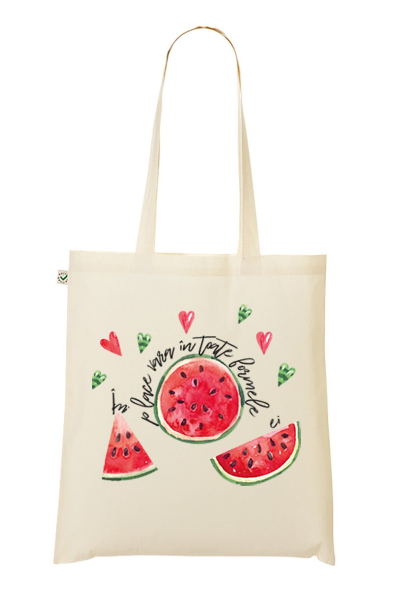 Geanta Tote bag, MADMAN, Formele Verii, natur