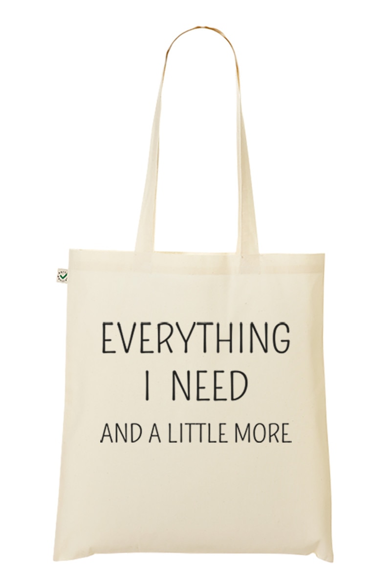 Geanta Tote bag, MADMAN, Everything I Need, natur