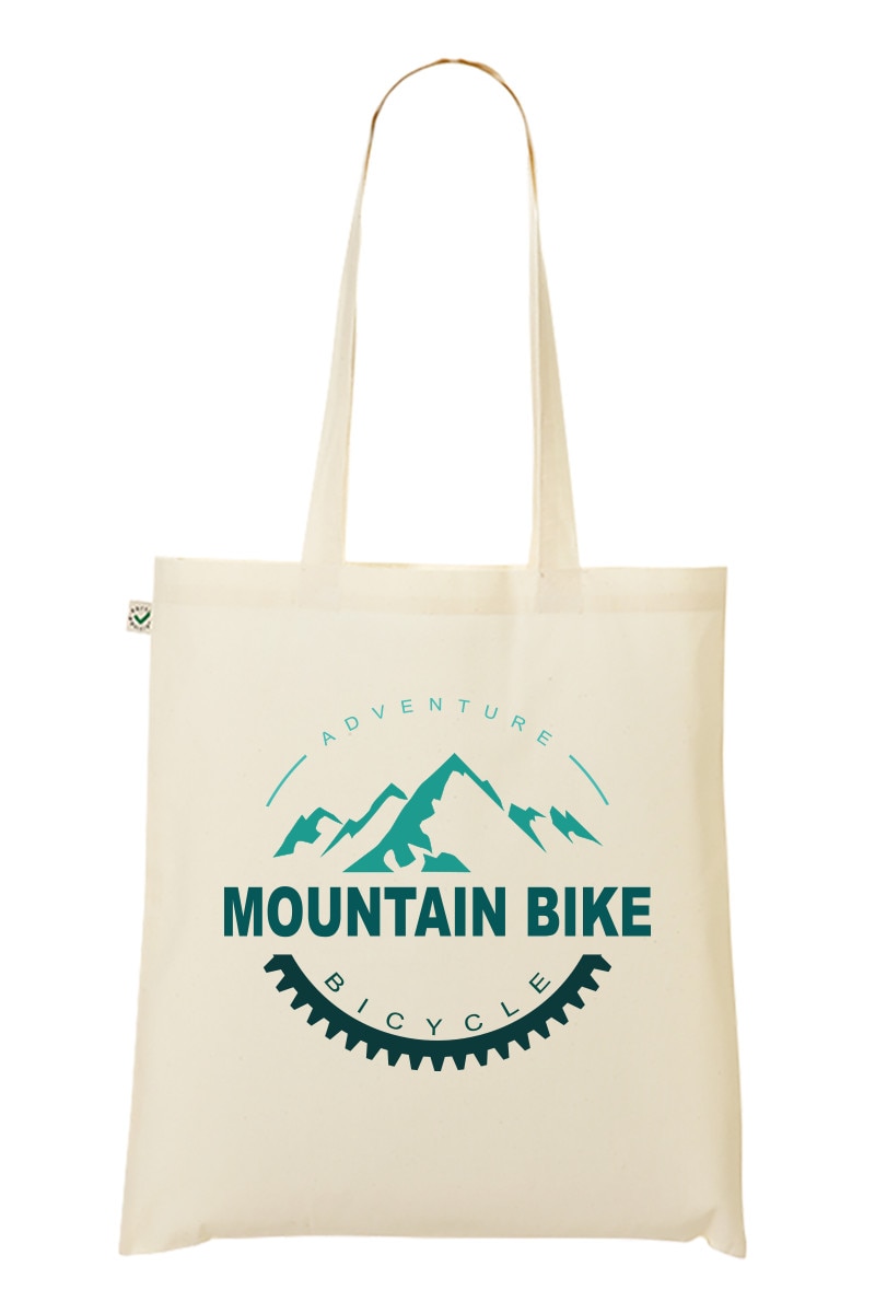 Geanta Tote bag, MADMAN, Mountain Bike, natur