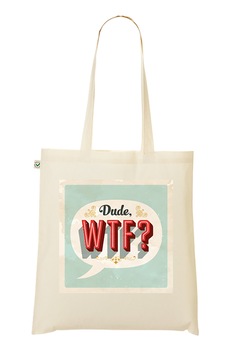 Geanta Tote bag, MADMAN, Dude, natur Geanta Tote bag, MADMAN, Dude, natur