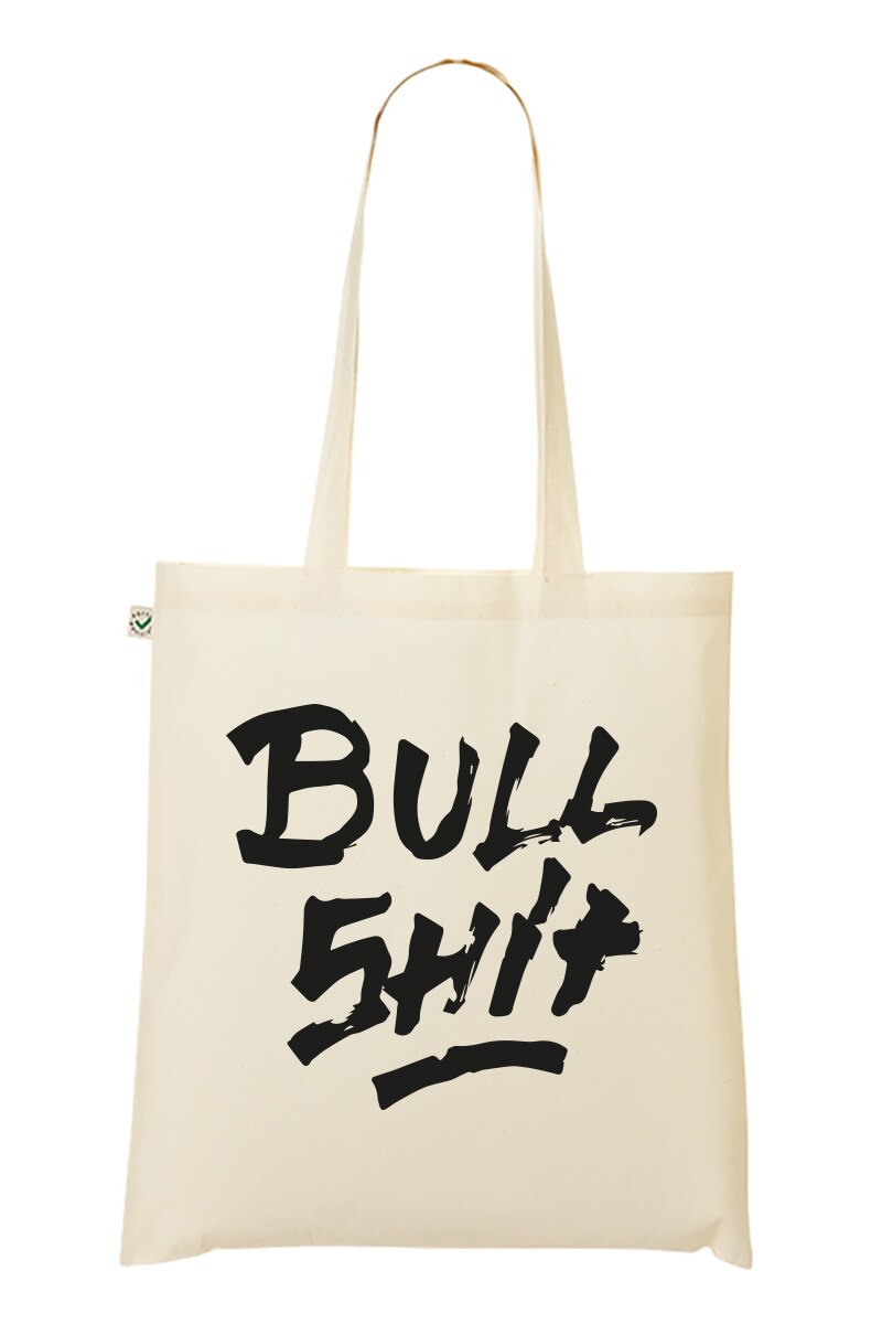 Geanta Tote bag, MADMAN, BS, natur