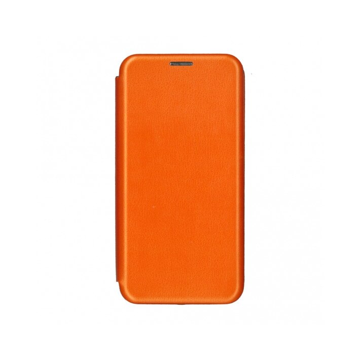 Husa flip tip carte 360 de grade pentru Huawei Y7 Prime 2018 , Gema Mixt , portocaliu