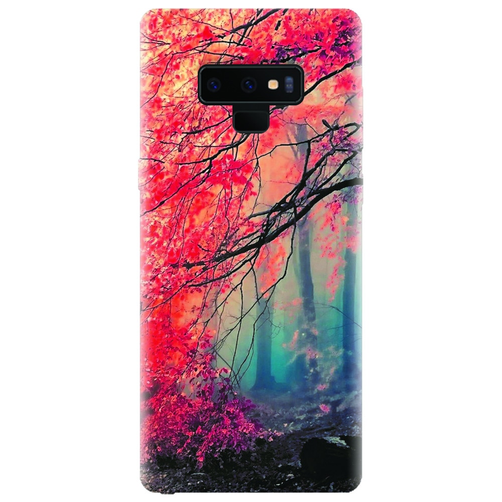 Husa silicon pentru Samsung Galaxy Note 9, Morning Fog Inest Nature