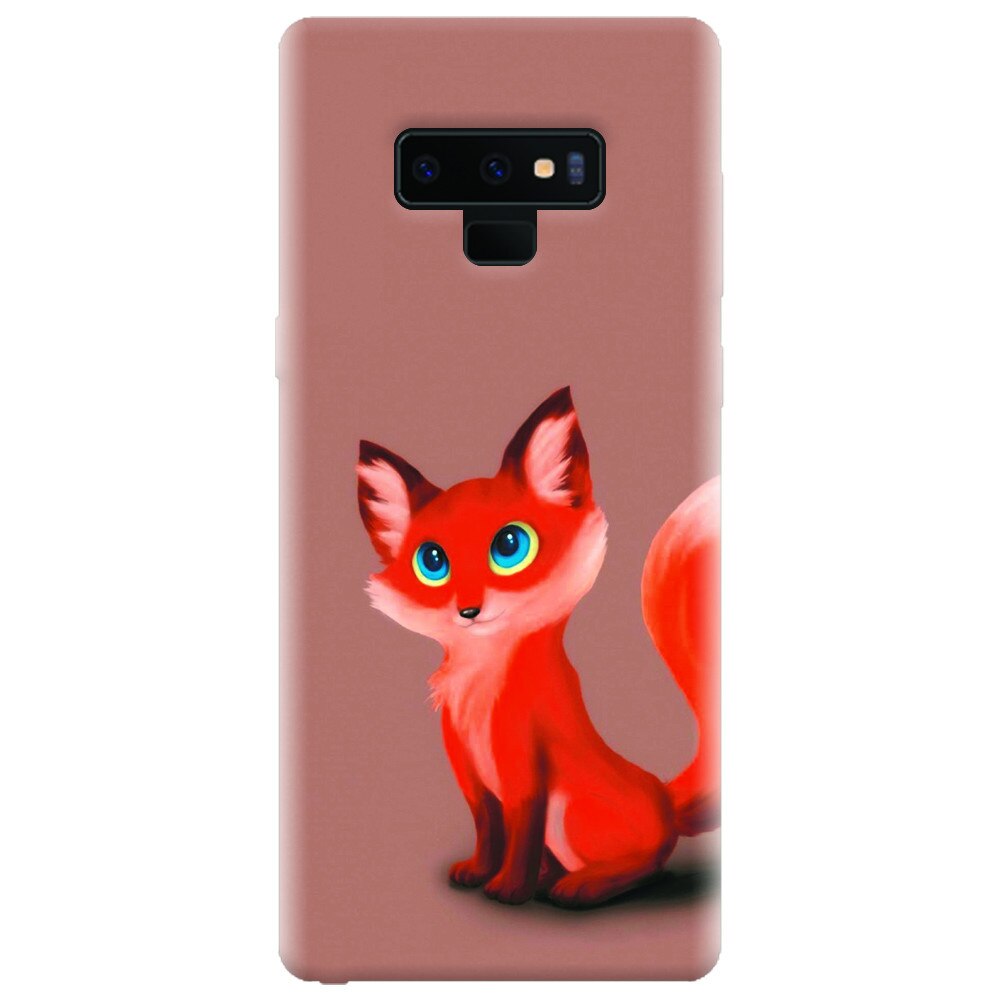 Husa silicon pentru Samsung Galaxy Note 9, Fox Cartoon Animal And