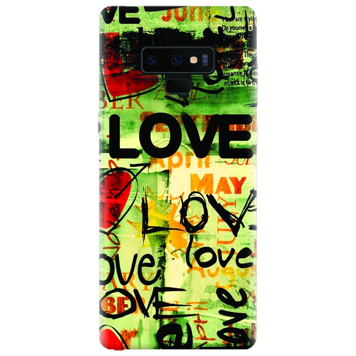 Силиконов калъф за Samsung Galaxy Note 9, Love Artwork