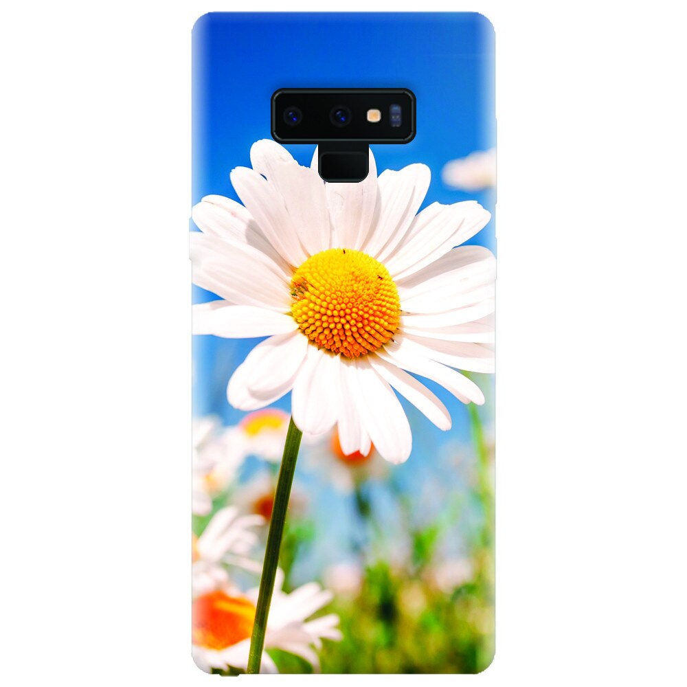 Husa silicon pentru Samsung Galaxy Note 9, Daisies Field Flowers