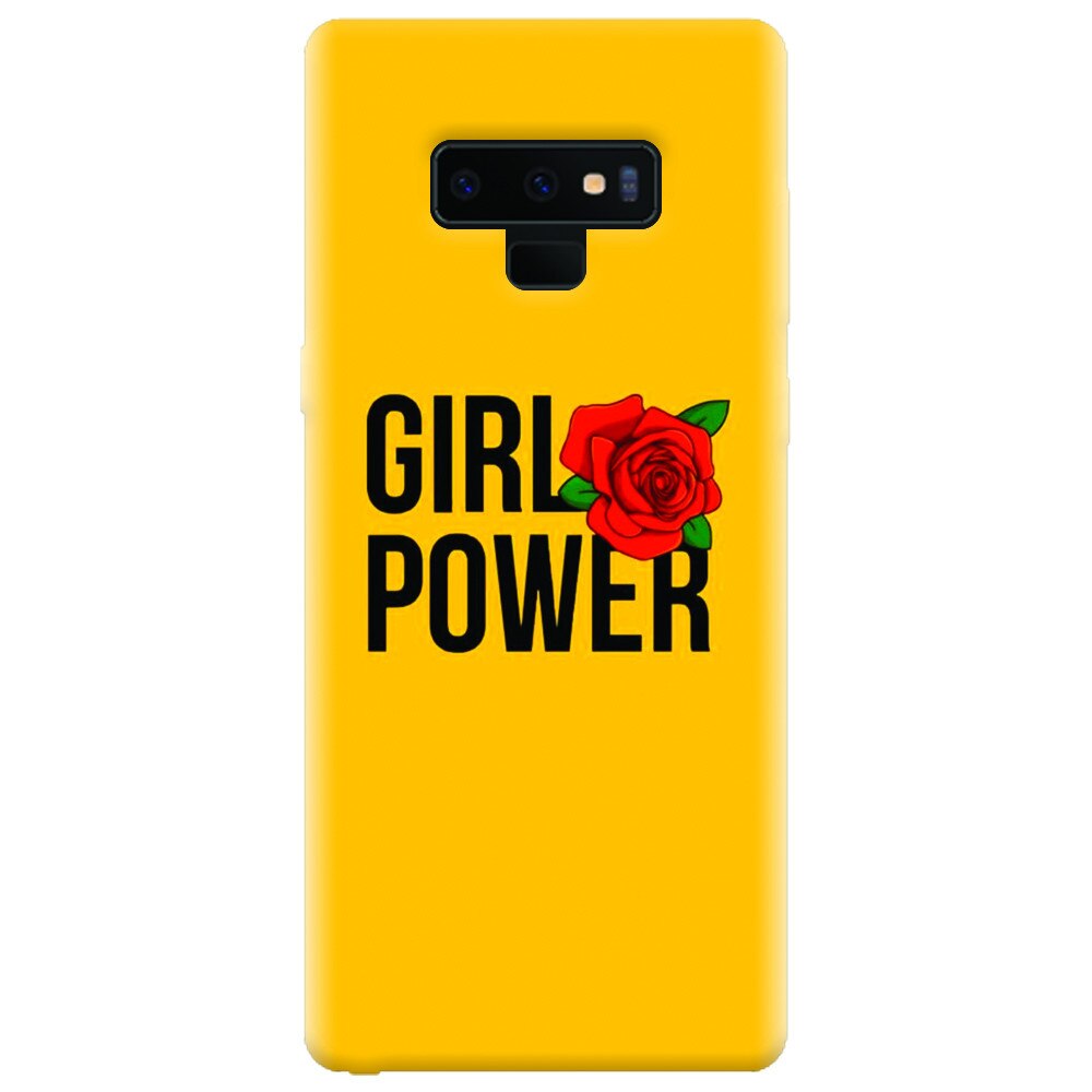 Husa silicon pentru Samsung Galaxy Note 9, Girl Power