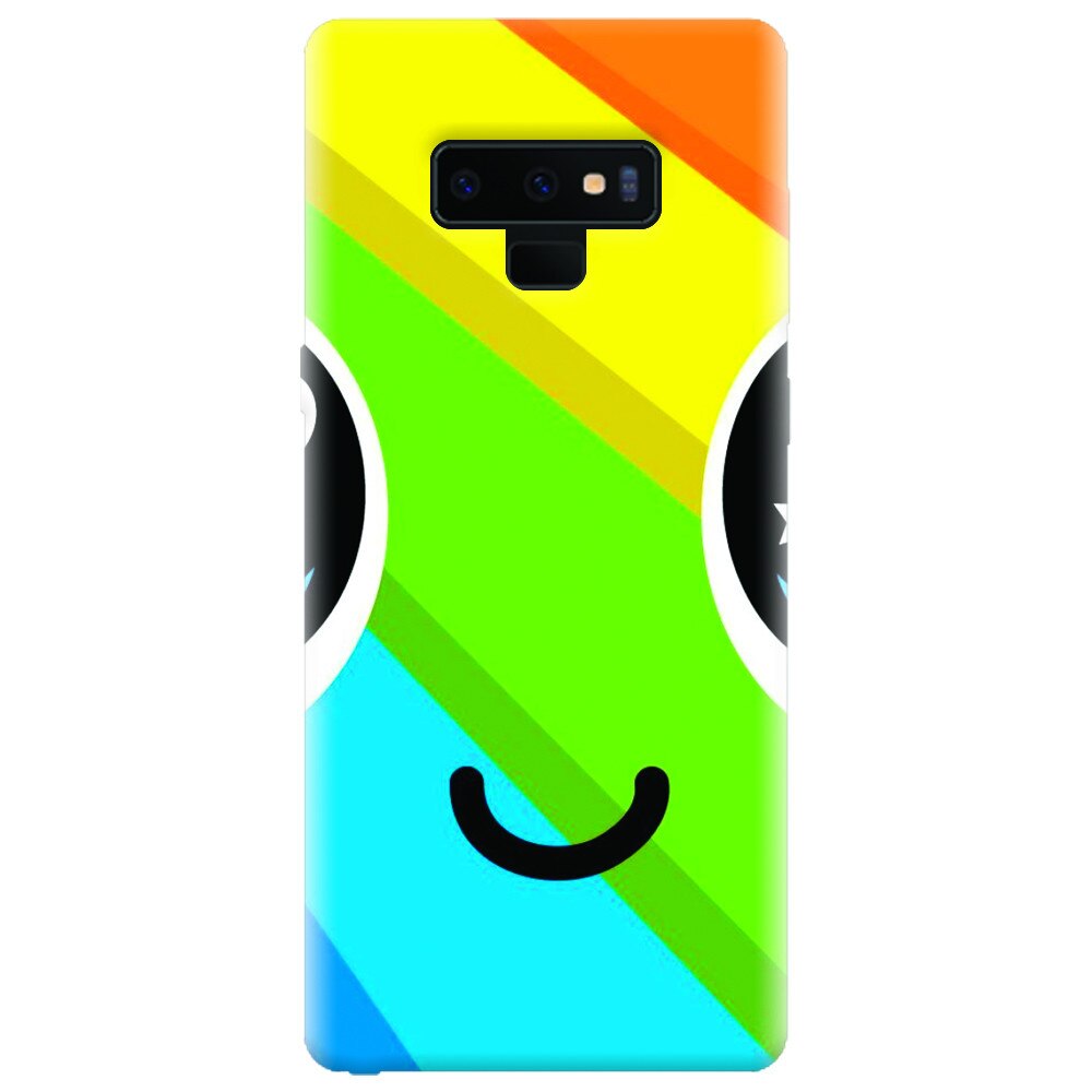 Husa silicon pentru Samsung Galaxy Note 9, Happy Face