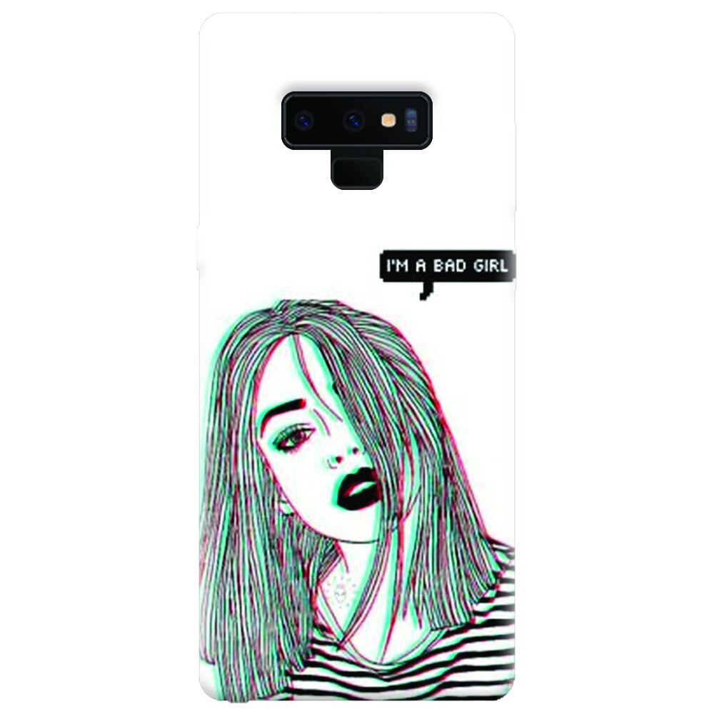 Husa silicon pentru Samsung Galaxy Note 9, Im A Bad Girl