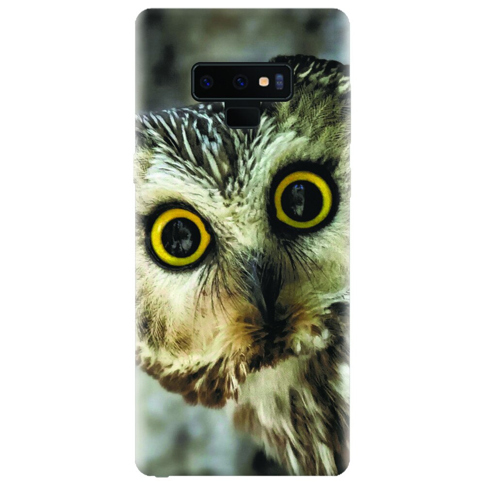 Husa silicon pentru Samsung Galaxy Note 9, Owl