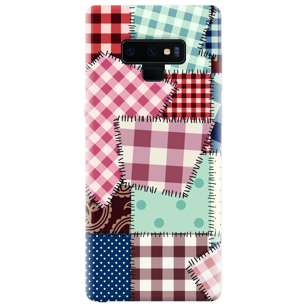 Husa silicon pentru Samsung Galaxy Note 9, Patchwork Vector