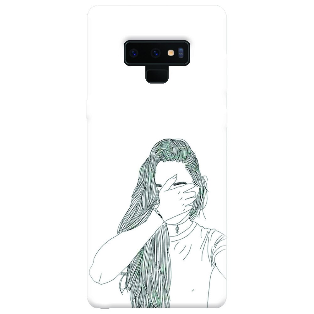 Husa silicon pentru Samsung Galaxy Note 9, Dont Look