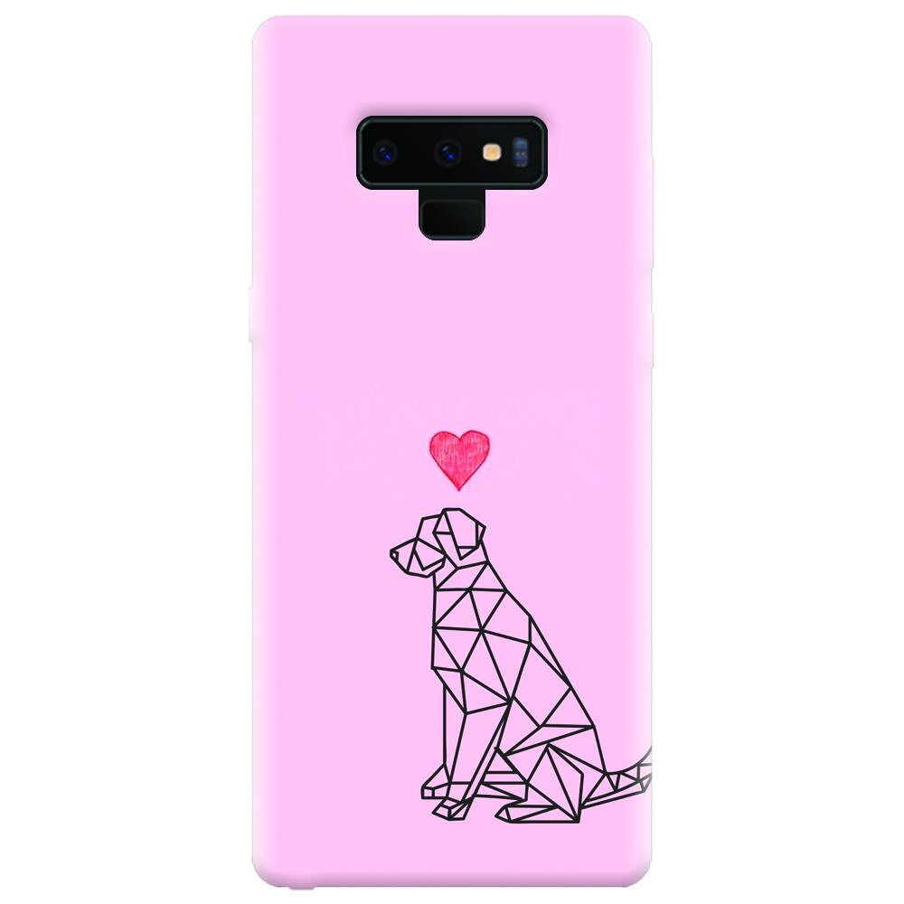 Husa silicon pentru Samsung Galaxy Note 9, Love Dog