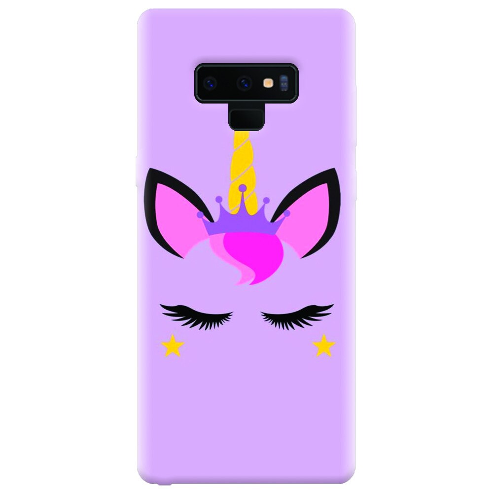 Husa silicon pentru Samsung Galaxy Note 9, Unicorn Shine