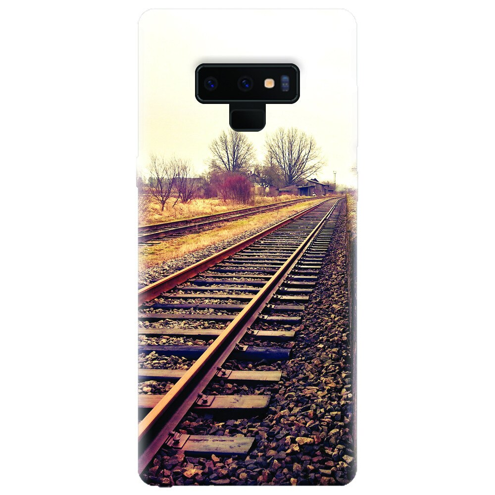 Husa silicon pentru Samsung Galaxy Note 9, Railroad