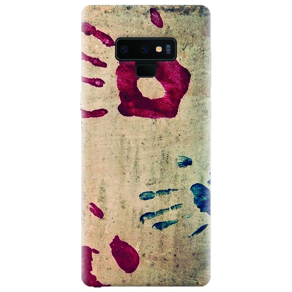 Husa silicon pentru Samsung Galaxy Note 9, Handprints