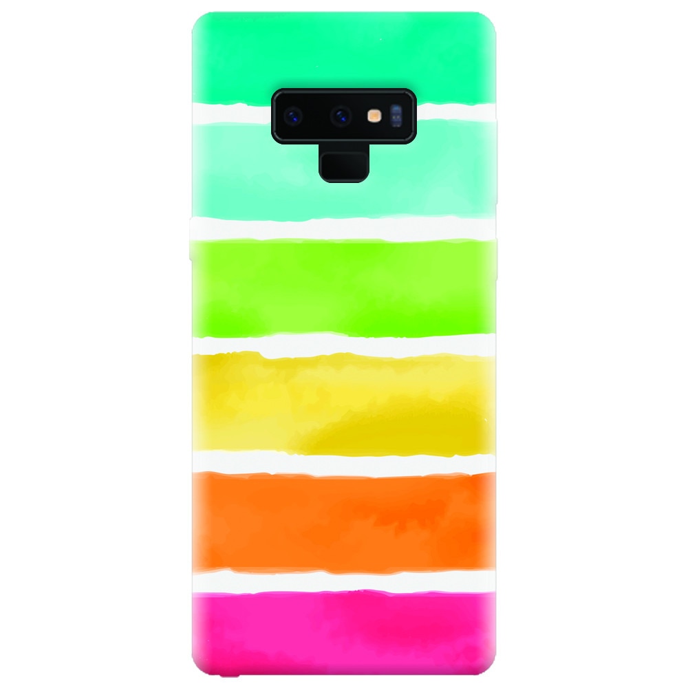 Husa silicon pentru Samsung Galaxy Note 9, Watercolors