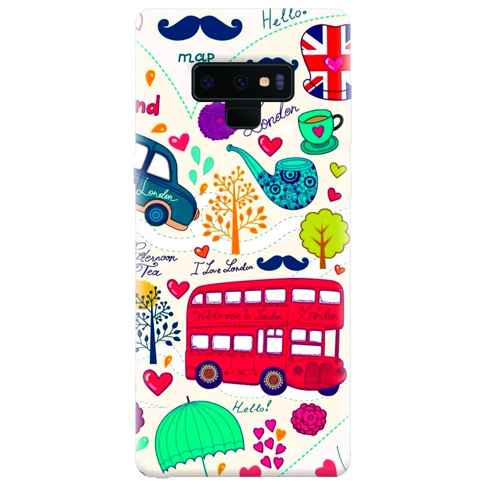 Husa silicon pentru Samsung Galaxy Note 9, Welcome In London