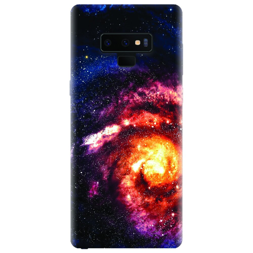 Husa silicon pentru Samsung Galaxy Note 9, Spiral Galaxy Illustration