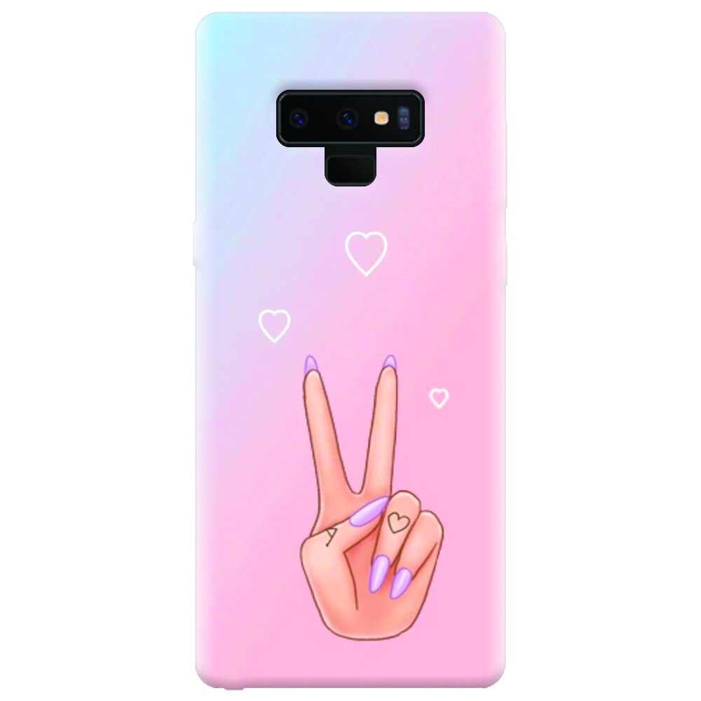 Husa silicon pentru Samsung Galaxy Note 9, Victory Love