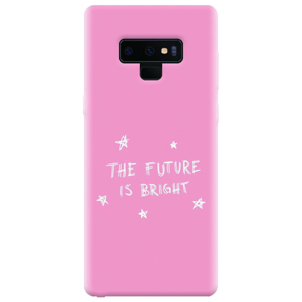 Husa silicon pentru Samsung Galaxy Note 9, The Future Is Bright