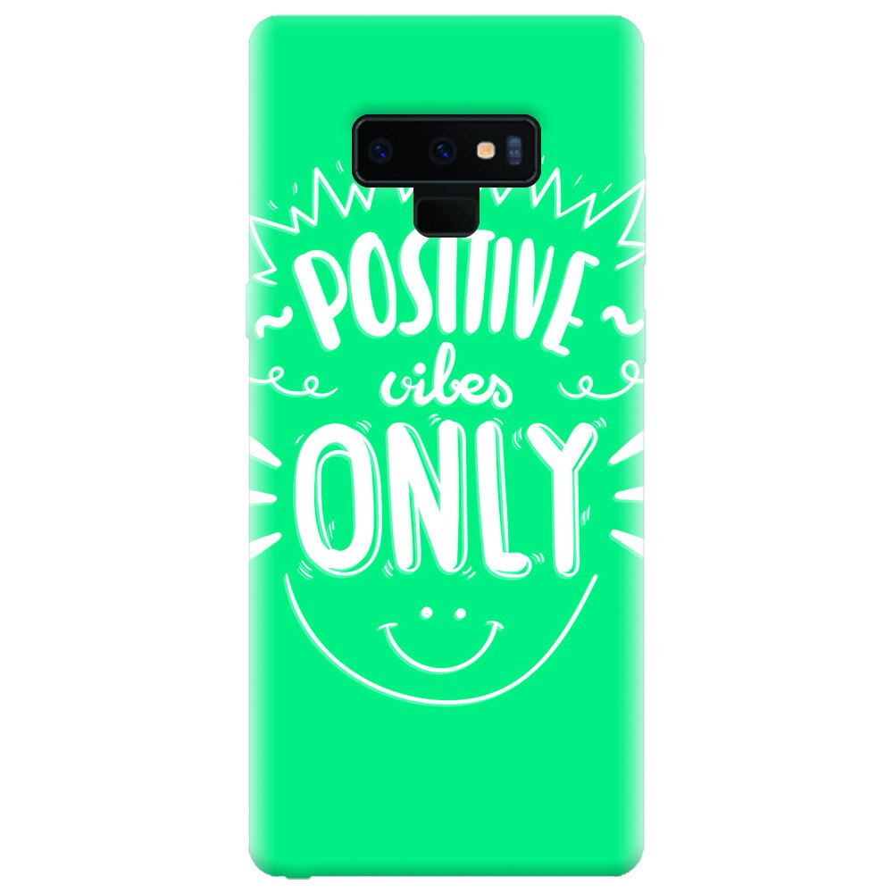 Husa silicon pentru Samsung Galaxy Note 9, Positive Vibes