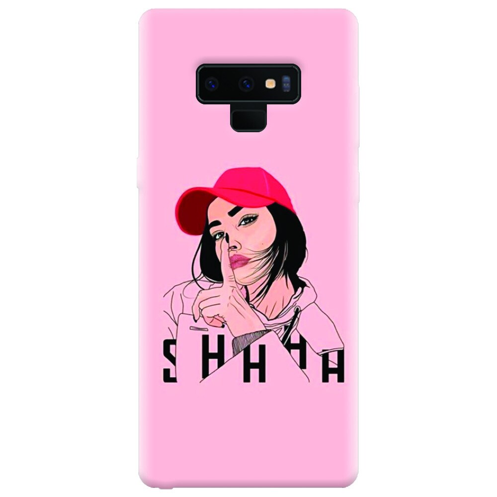 Husa silicon pentru Samsung Galaxy Note 9, Shhh