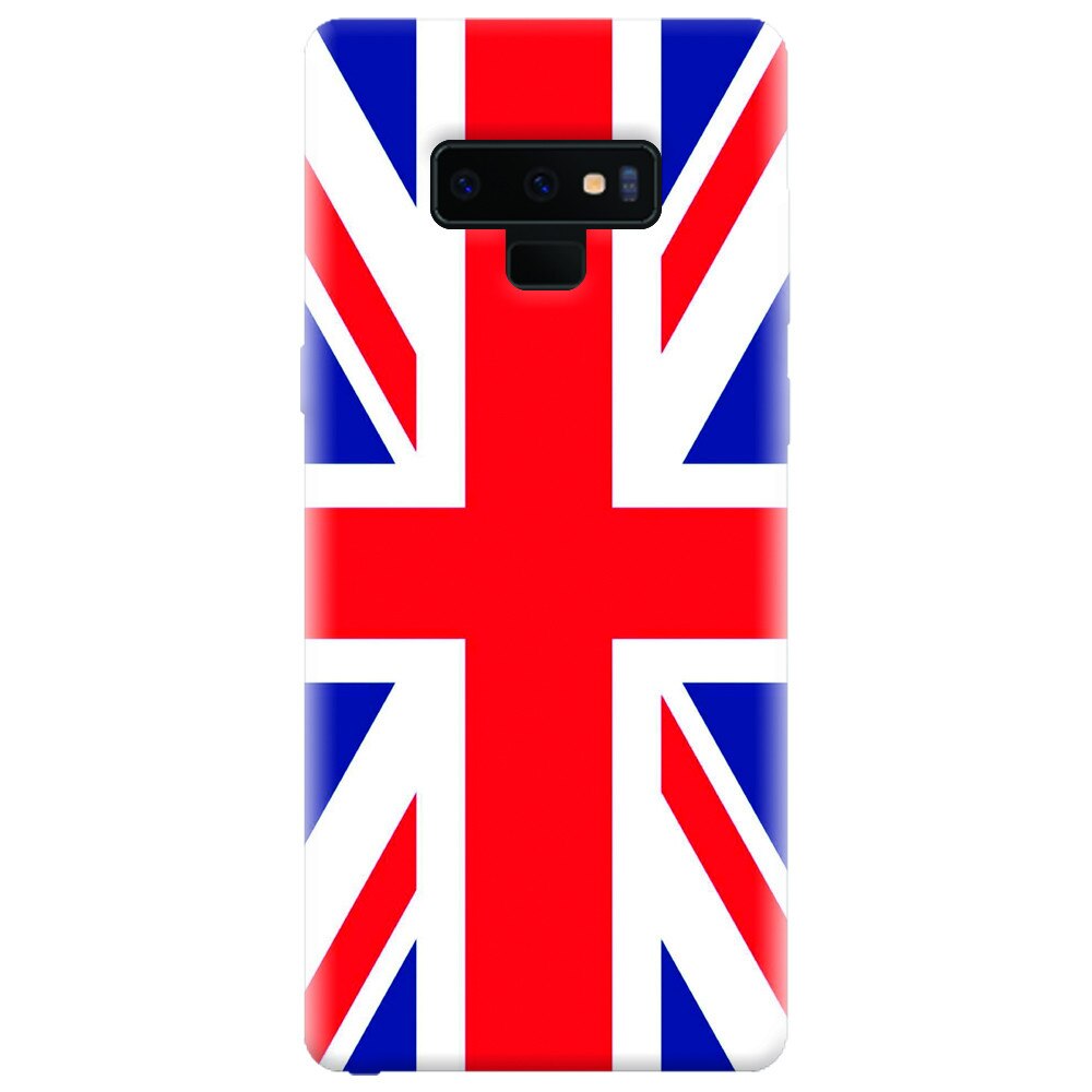 Husa silicon pentru Samsung Galaxy Note 9, UK Flag Illustration
