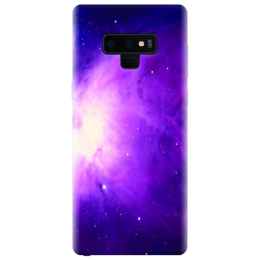 Husa silicon pentru Samsung Galaxy Note 9, Purple Supernova Nebula Explosion