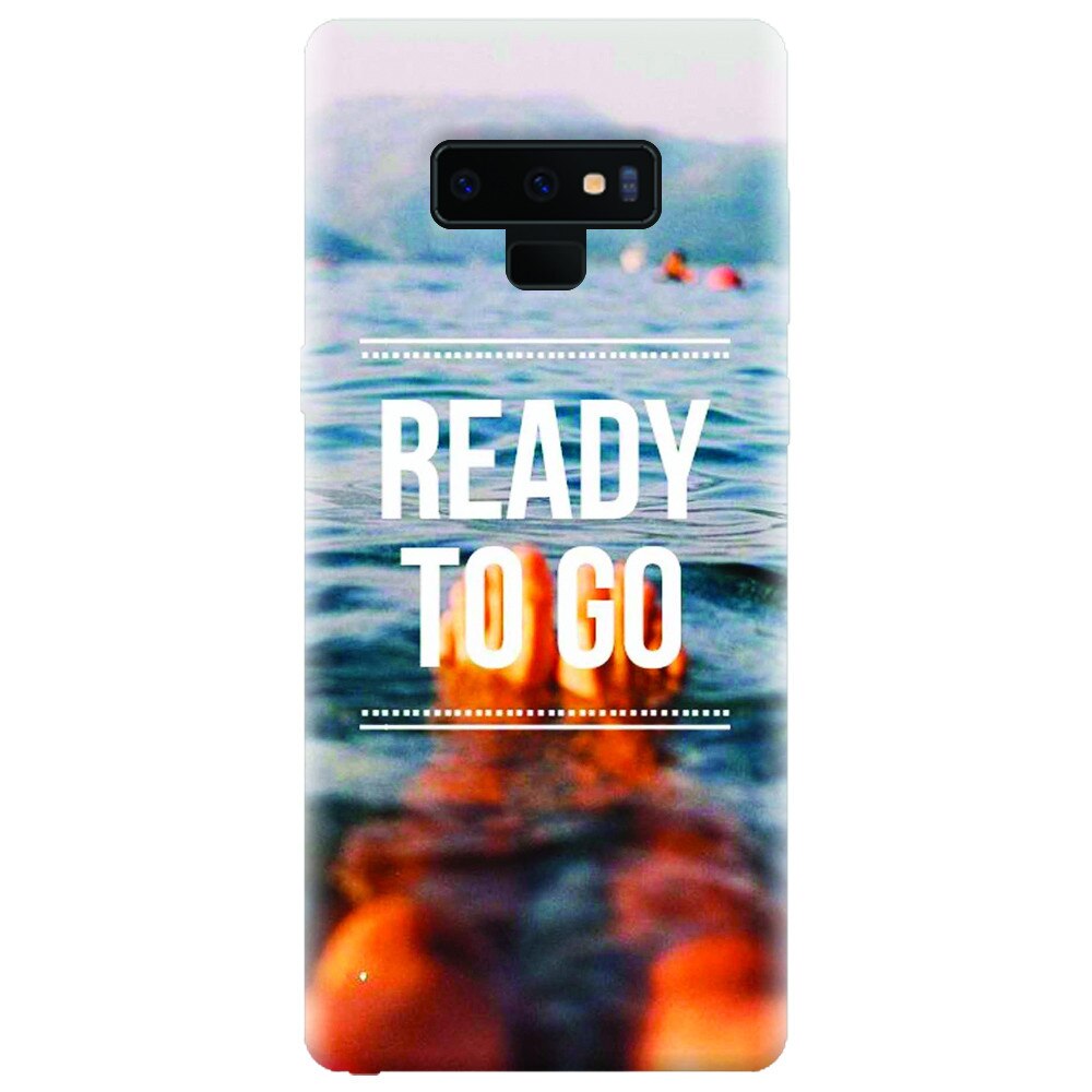 Husa silicon pentru Samsung Galaxy Note 9, Ready To Go Swimming