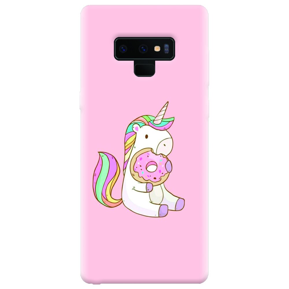 Husa silicon pentru Samsung Galaxy Note 9, Unicorn Donuts