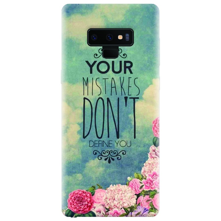 Husa silicon pentru Samsung Galaxy Note 9, Your Mistakes Dont Define You