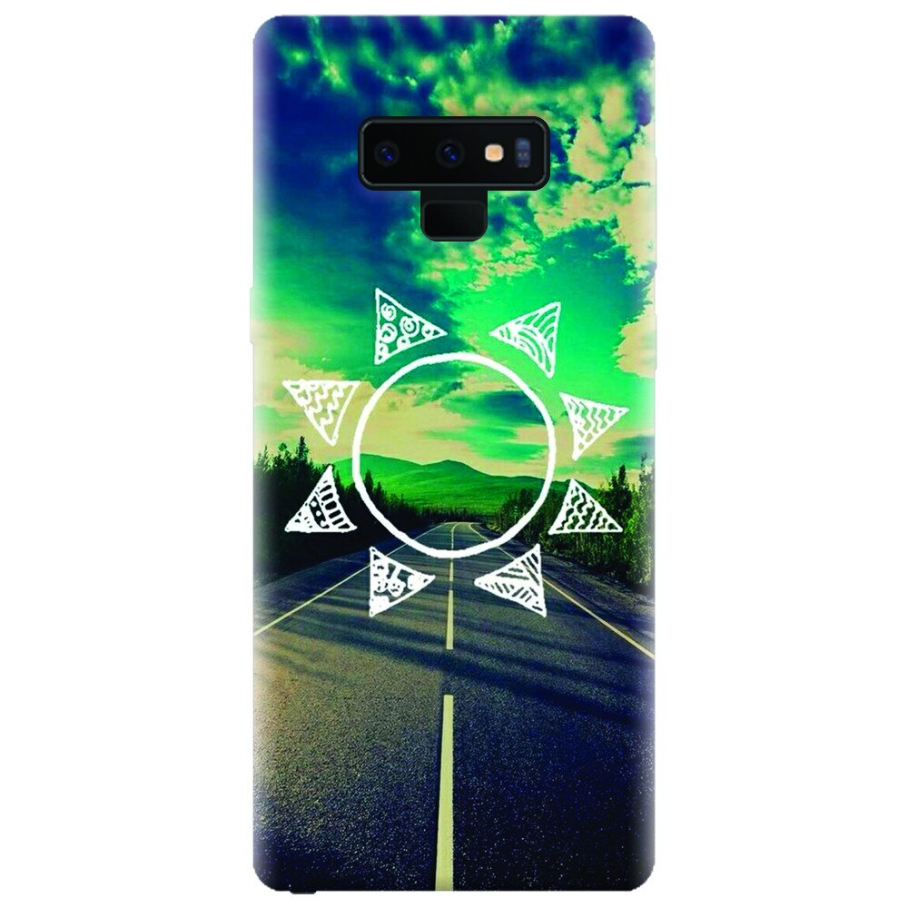 Husa silicon pentru Samsung Galaxy Note 9, Sun On The Road