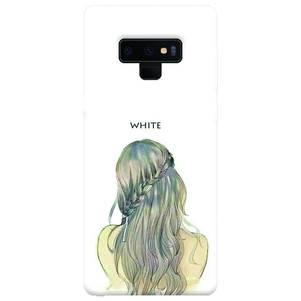 Husa silicon pentru Samsung Galaxy Note 9, White