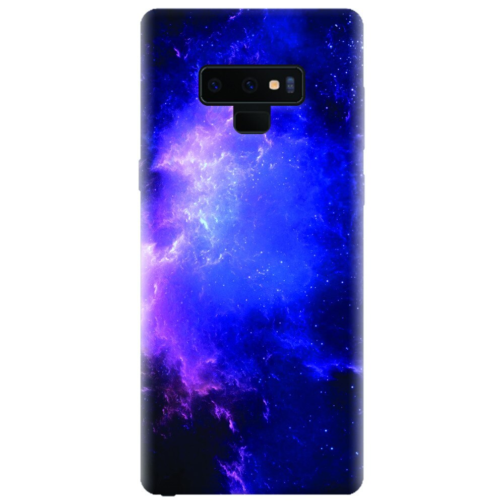 Husa silicon pentru Samsung Galaxy Note 9, Purple Space Nebula