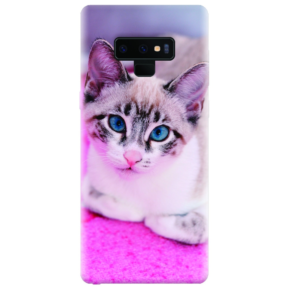 Husa silicon pentru Samsung Galaxy Note 9, Siamese Kitty