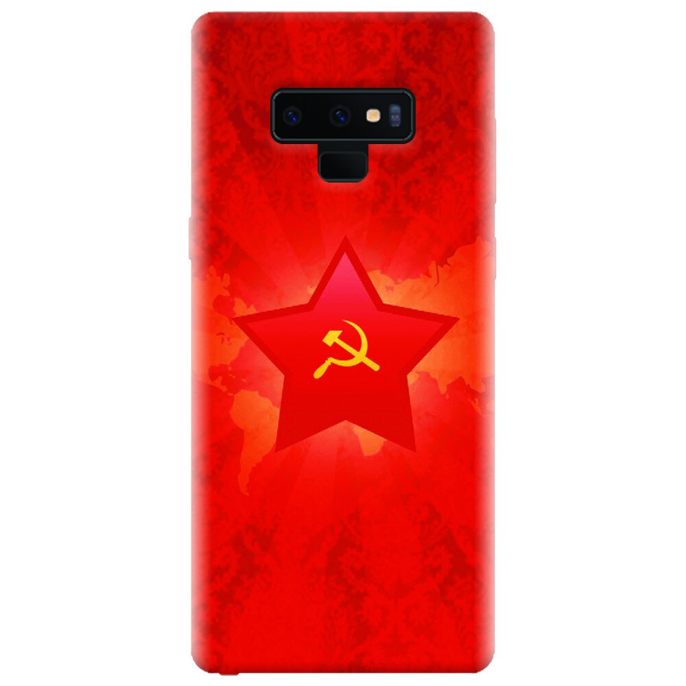 Husa silicon pentru Samsung Galaxy Note 9, Soviet Union