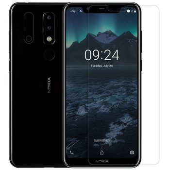 Folie sticla 9H protectie ecran Nokia 5.1 PLUS (2018) / X5 (2018), transparenta Folie sticla 9H protectie ecran Nokia 5.1 PLUS (2018) / X5 (2018), transparenta