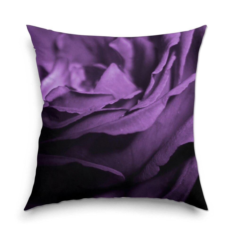 Perna decorativa Trandafir violet 40 x 40 cm