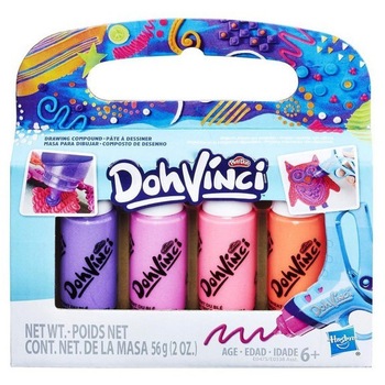Set tuburi pentru decorare DohVinci, Hasbro Set tuburi pentru decorare DohVinci, Hasbro